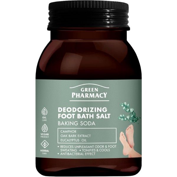 Фото - Сіль для ванни Green Pharmacy 400г дезодоруюча (4823015947018)