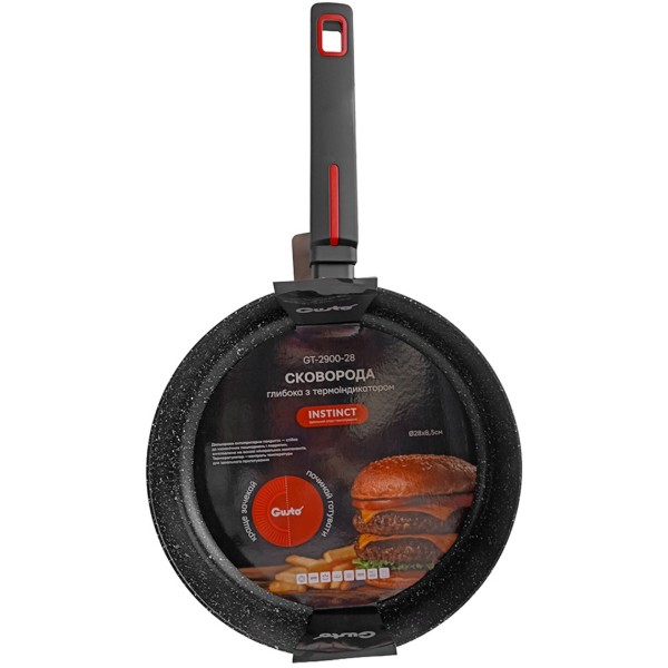Фото - Сковорода універсальна Gusto GT-2900-28 INSTINCT 28 cм