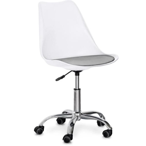 Фото - Кресло офисное Evo-kids Capri White/Grey (H-231 W/G)