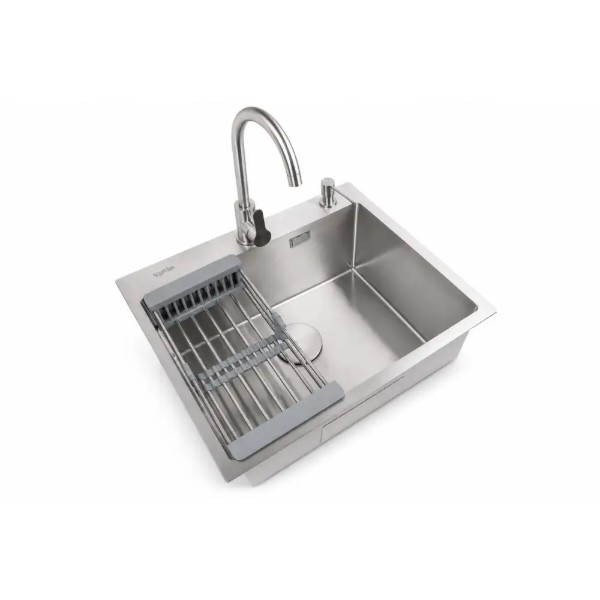 Фото - Мойка кухонная Ventolux HMKS 6045 SS MC DECOR 3/0,6