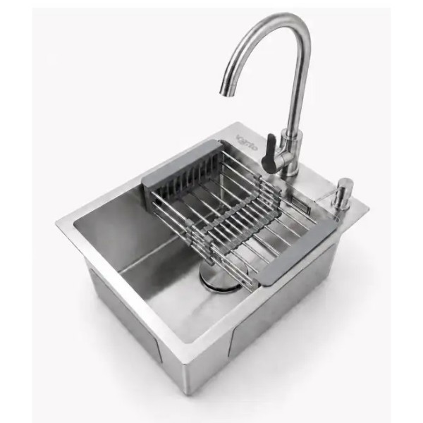 Фото - Мийка кухонна Ventolux HMKS 4050 SS MC DECOR 3/0,8