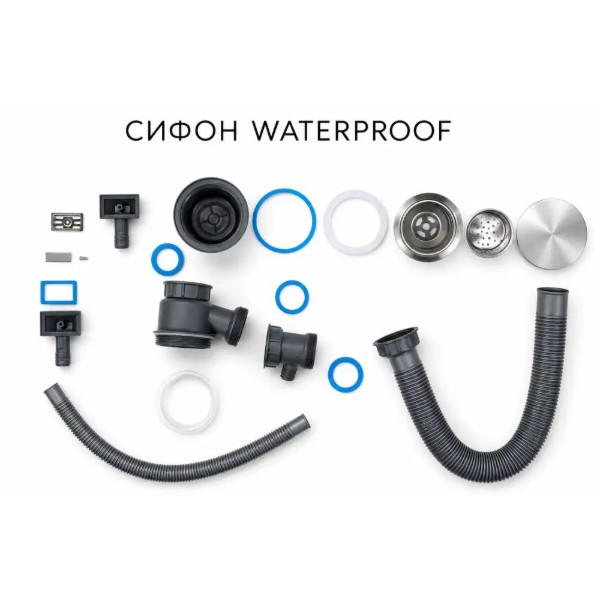 Фото - Мойка кухонная Ventolux HMKS 6045 SS MC DECOR 3/0,6