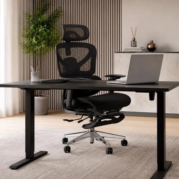 Фото - Кресло офисное Mealux M6 Air Massage Black (HF-M6 M/B)