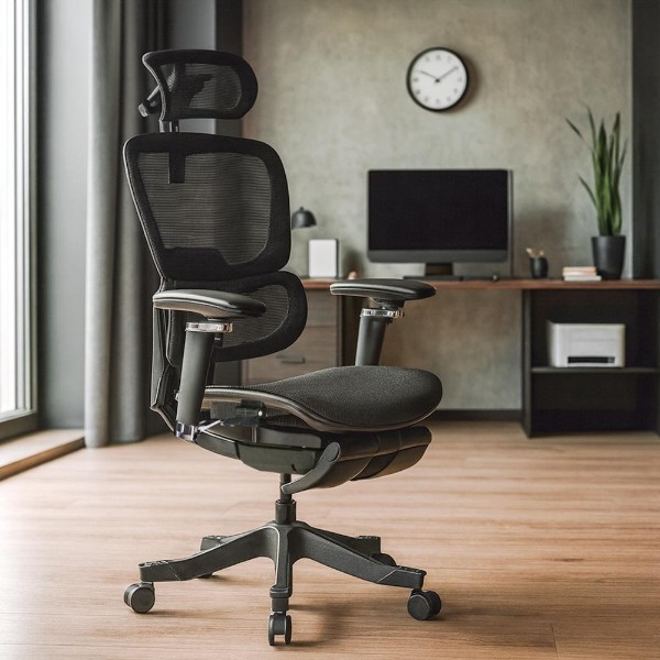 Фото - Кресло офисное Mealux Q5 Air Black (HF-Q5 M/B)