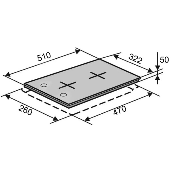 Фото - Варильна поверхня газова Ventolux HG320 RCEST (BK) 11