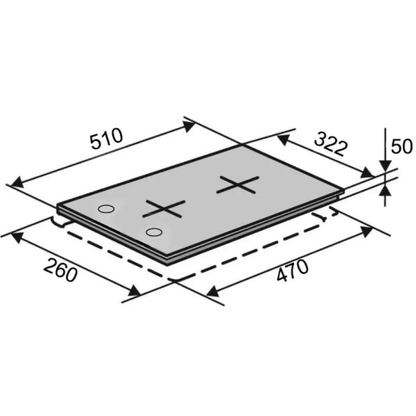 Фото - Варильна поверхня газова Ventolux HG320 RS (BK) 11
