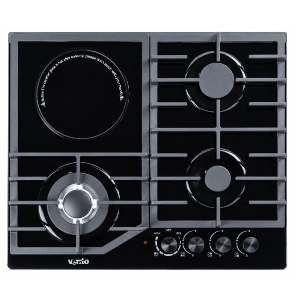 Фото - Варильна поверхня комбінована Ventolux HG631 L11G CEST (BK)
