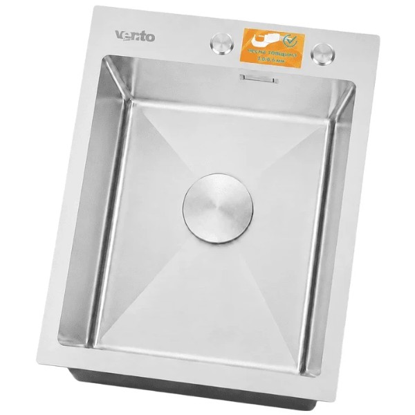 Фото - Мойка кухонная Ventolux HMKS 4050 SS MC DECOR 3/0,6