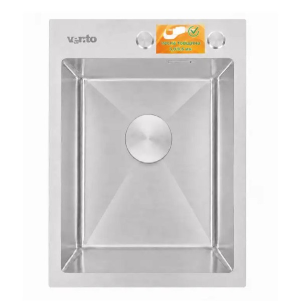 Фото - Мийка кухонна Ventolux HMKS 4050 SS MC DECOR 3/0,8