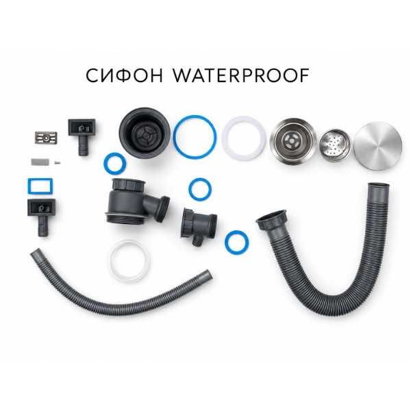 Фото - Мойка кухонная Ventolux HMKS 5050 SS 3/0,6