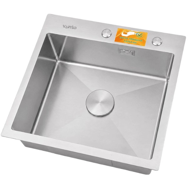 Фото - Мойка кухонная Ventolux HMKS 5050 SS 3/0,6