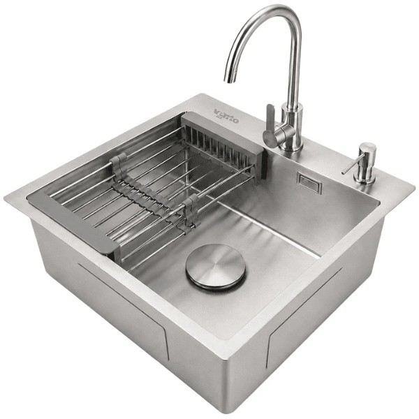 Фото - Мойка кухонная Ventolux HMKS 5448 SS 3/0,6