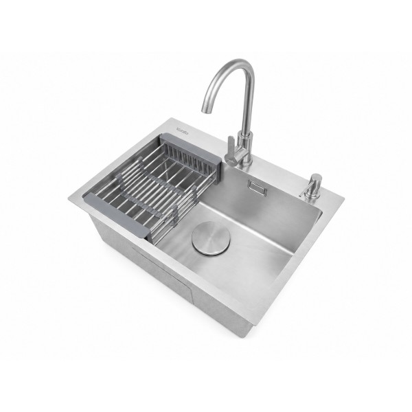 Фото - Мойка кухонная Ventolux HMKS 5848 SS 3/0,6
