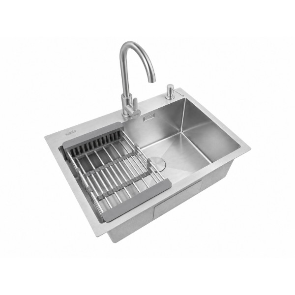 Фото - Мойка кухонная Ventolux HMKS 5848 SS 3/0,8
