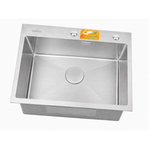 Фото - Мойка кухонная Ventolux HMKS 5848 SS 3/0,8
