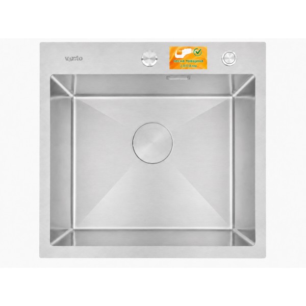 Фото - Мойка кухонная Ventolux HMKS 5848 SS 3/0,8