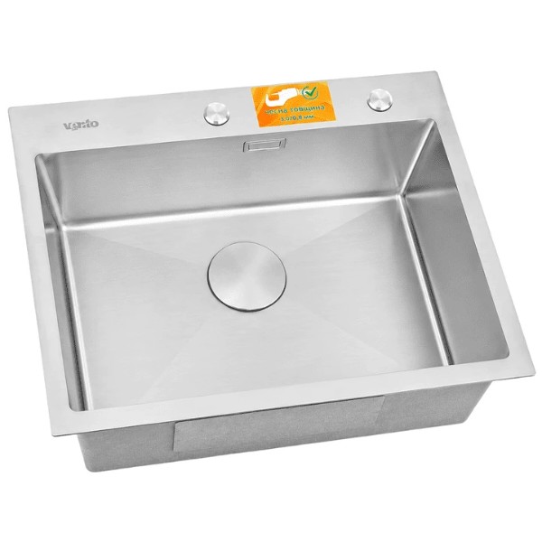 Фото - Мойка кухонная Ventolux HMKS 5848 SS MC DECOR 3/0,8