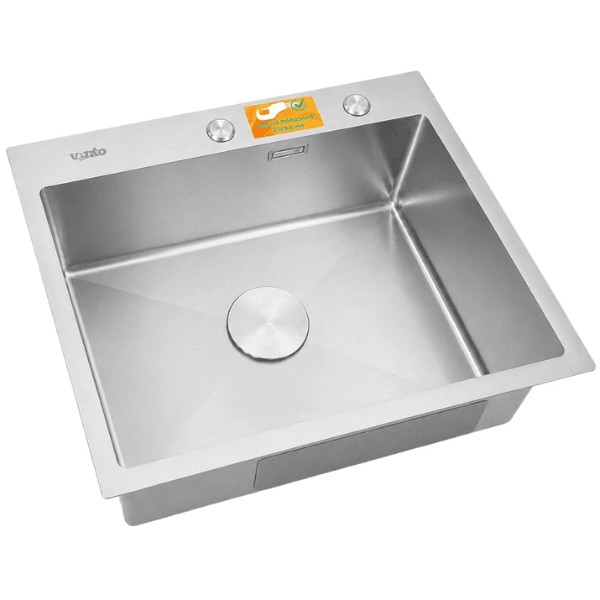 Фото - Мойка кухонная Ventolux HMKS 6045 SS MC DECOR 3/0,6