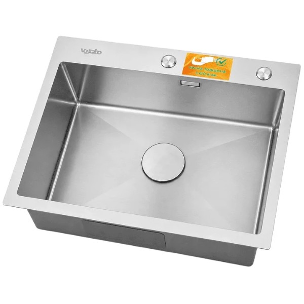 Фото - Мойка кухонная Ventolux HMKS 6045 SS MC DECOR 3/0,8