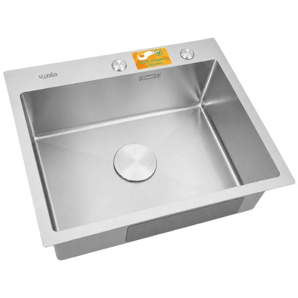 Фото - Мойка кухонная Ventolux HMKS 6045 SS 3/0,8