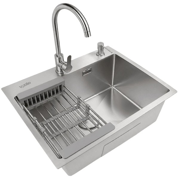 Фото - Мойка кухонная Ventolux HMKS 6045 SS 3/0,8