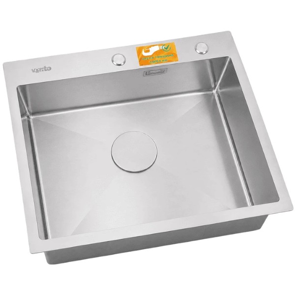 Фото - Мойка кухонная Ventolux HMKS 6050 SS 3/0,6