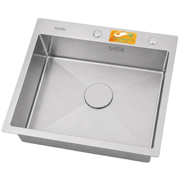 Фото - Мойка кухонная Ventolux HMKS 6050 SS 3/0,6