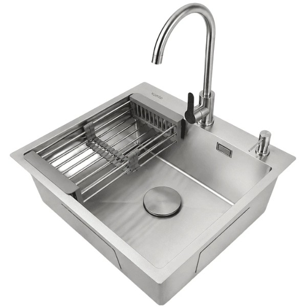 Фото - Мойка кухонная Ventolux HMKS 6050 SS 3/0,6