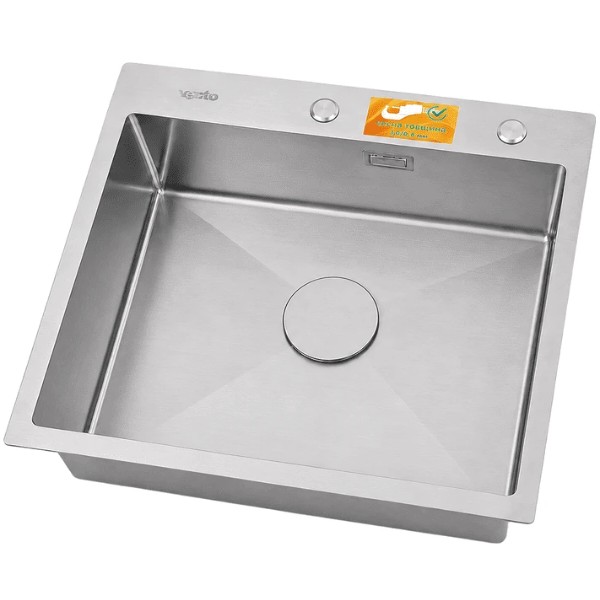 Фото - Мойка кухонная Ventolux HMKS 6050 SS MC DECOR 3/0,8