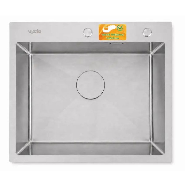 Фото - Мойка кухонная Ventolux HMKS 6050 SS 3/0,6