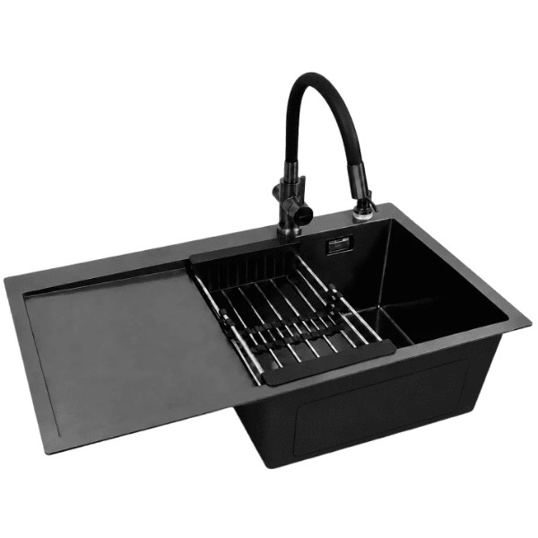 Фото - Мийка кухонна Ventolux HMKS RW 7850 PVD BK 3/0,8