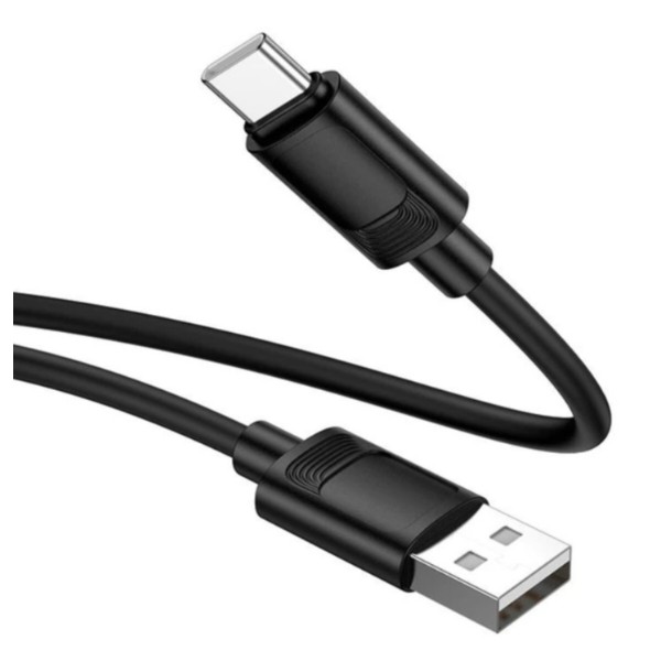 Фото - Кабель HOCO USB - Type-C  3A 1m Black (hc-x122-TC-BK)