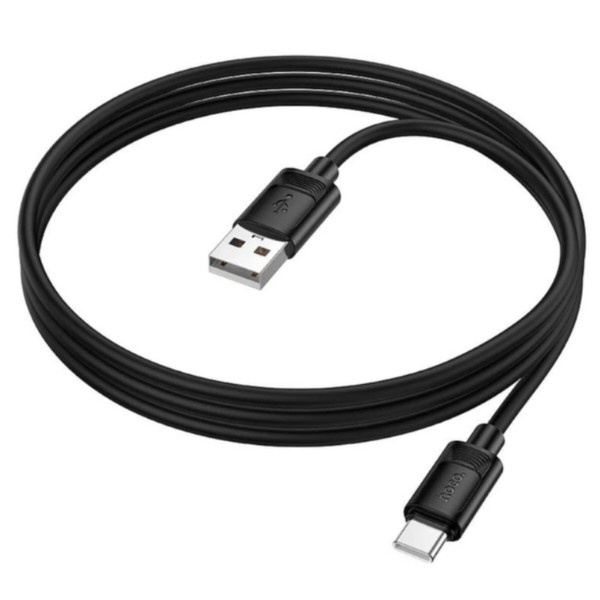 Фото - Кабель HOCO USB - Type-C  3A 1m Black (hc-x122-TC-BK)