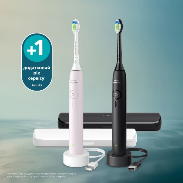 Фото - Зубна щітка електрична Philips Sonicare HX4072/42 серії 3100 (набір)
