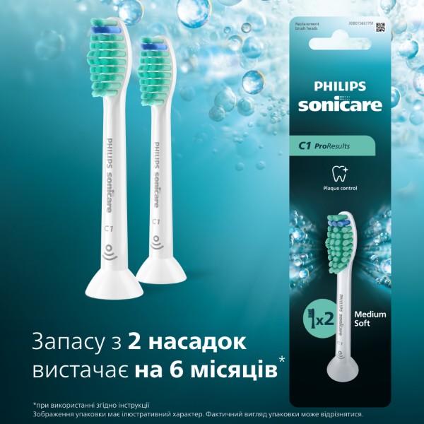 Фото - Насадка для зубной щетки Philips Sonicare HX6012/87 ProResults