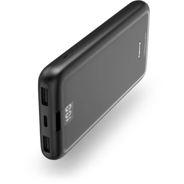 Фото - Батарея мобільна Hama 10000mAh 15W (00201709) Black