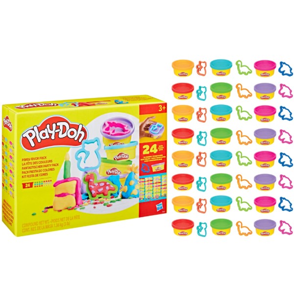 Фото - Наборы для лепки Hasbro 24 шт. с формочками (F9822)