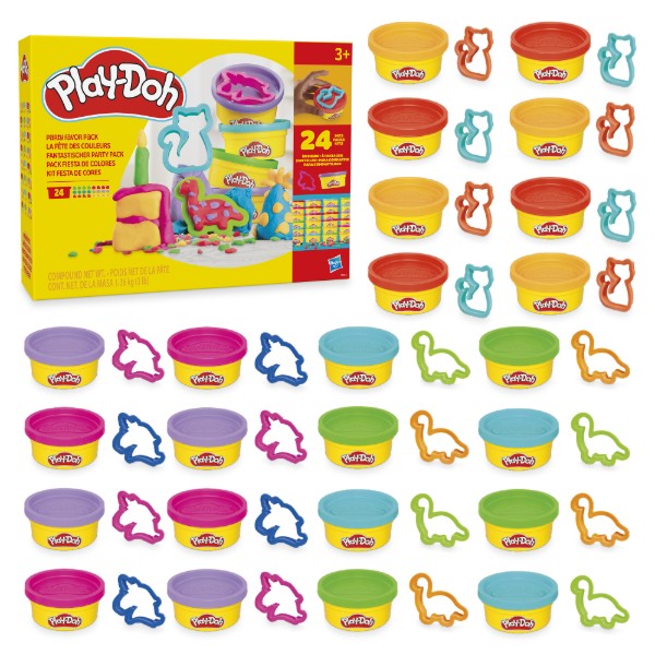Фото - Наборы для лепки Hasbro 24 шт. с формочками (F9822)