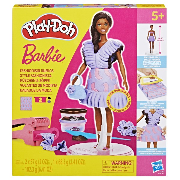 Фото - Наборы для лепки Hasbro BARBIE FASHIONISTA RUFFLES (G1354_G1359)