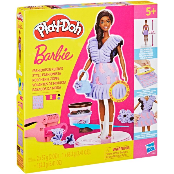 Фото - Наборы для лепки Hasbro BARBIE FASHIONISTA RUFFLES (G1354_G1359)