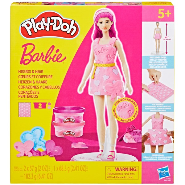 Фото - Наборы для лепки Hasbro BARBIE HEARTS AND HAIR (G1354_G1357)
