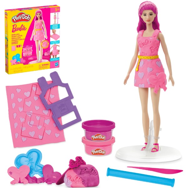 Фото - Наборы для лепки Hasbro BARBIE HEARTS AND HAIR (G1354_G1357)