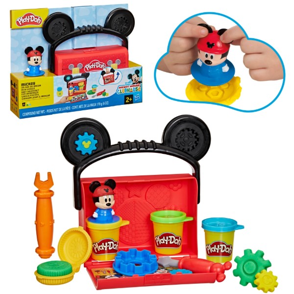 Фото - Наборы для лепки Hasbro Disney Junior Набор для путешествий DISNEY JR ON THE GO GARAGE PLAYSET (G2326_G3109)