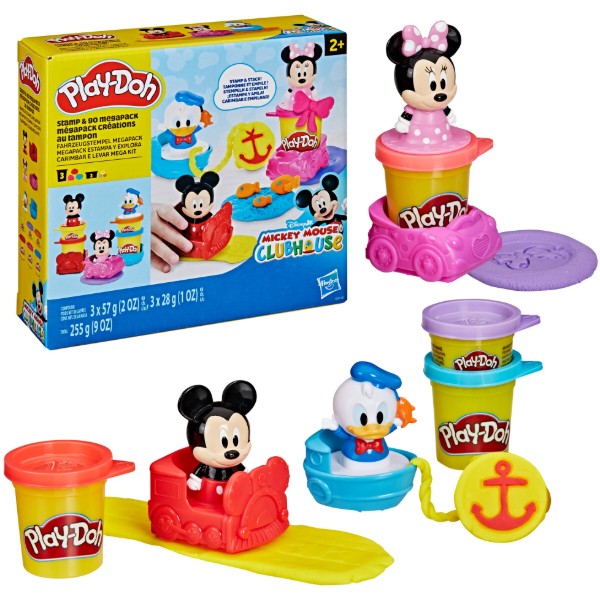 Фото - Наборы для лепки Hasbro Disney Junior Маленькие штампы Мега набор (G3110)