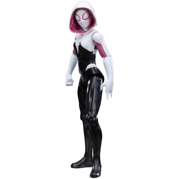 Фото - Коллекционная фигурка Hasbro Герои Spider-Man 30 см GHOST SPIDER TITAN HERO (G2716_G2858)