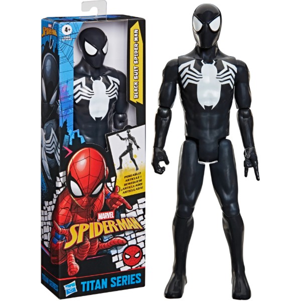 Фото - Коллекционная фигурка Hasbro Герои Spider-Man 30 см SYMBIOTE SPIDERMAN TITAN HERO (G2716_G2860)