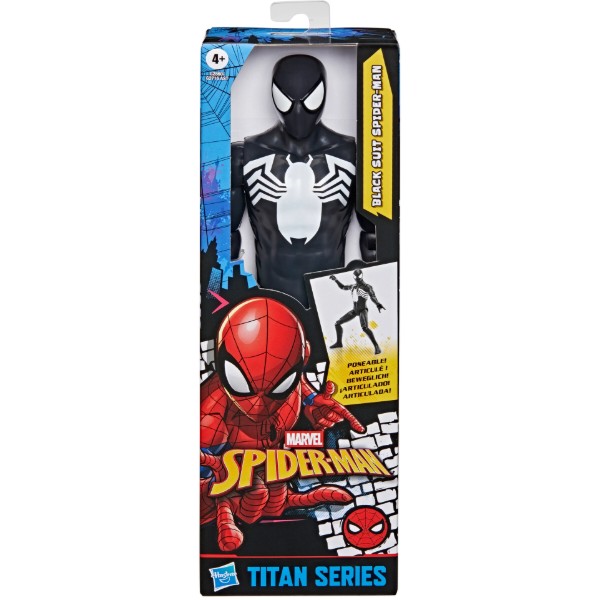 Фото - Коллекционная фигурка Hasbro Герои Spider-Man 30 см SYMBIOTE SPIDERMAN TITAN HERO (G2716_G2860)