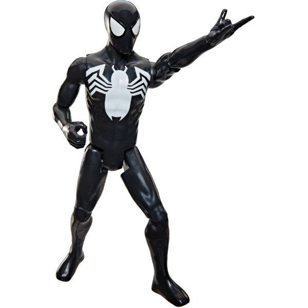 Фото - Коллекционная фигурка Hasbro Герои Spider-Man 30 см SYMBIOTE SPIDERMAN TITAN HERO (G2716_G2860)