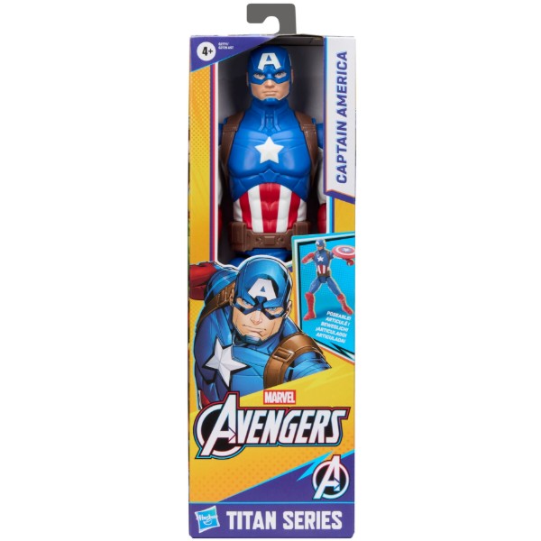 Фото - Колекційна фігурка Hasbro Герої Месники 30 см EVERGREEN TITAN SR CAP (G2725_G2771)