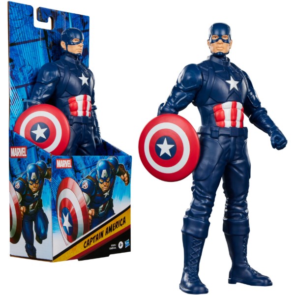 Фото - Коллекционная фигурка Hasbro Герои Marvel 20 см MVL 8IN CAPTAIN AMERICA FIGURE (G3659_G3670)